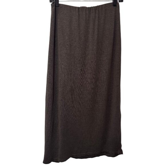 MaxMara Leisure charcoal Fanale gathered twist midi skirt size 30 - Picture 6 of 8